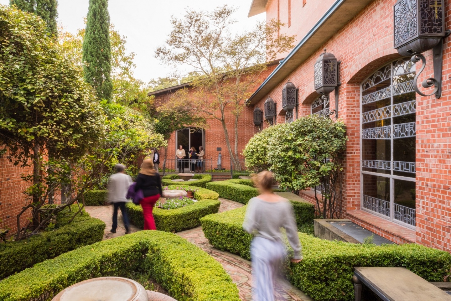 An view from the chapel garden