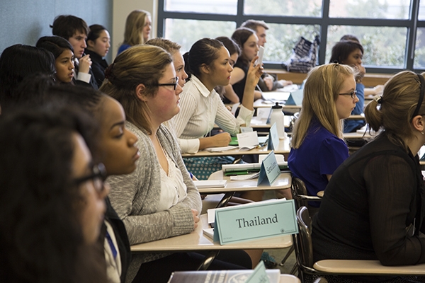 Classroom full of students
