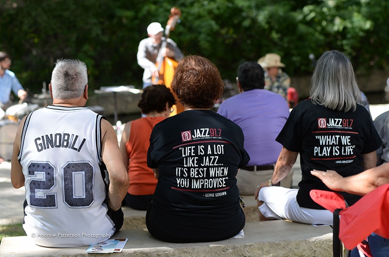 Local community enjoying concert hosted by KRTU