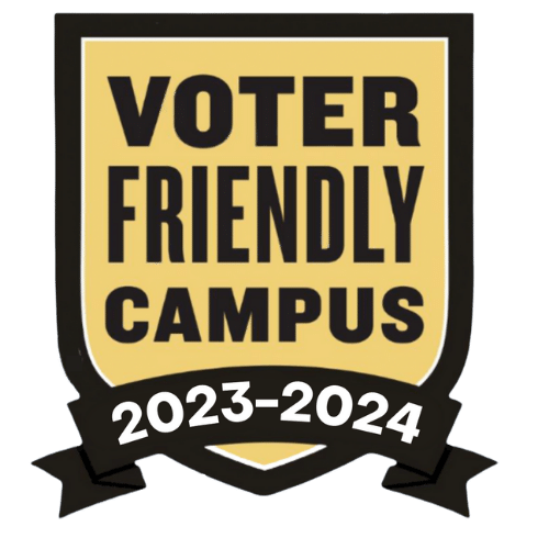Trinity awarded Voter Friendly Campus 2023-2024