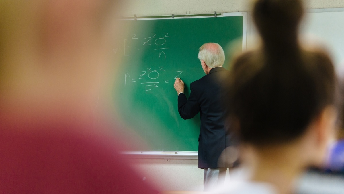 Professor Teaching class