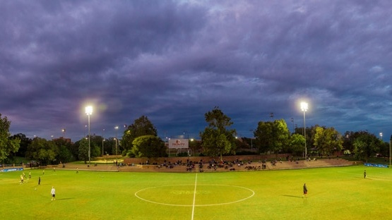 Aerial View of Paul McGinlay Soccer Field