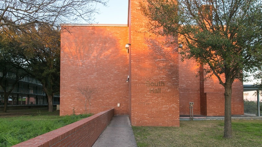 exterior view of south hall